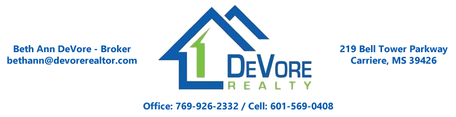 PICAYUNE/CARRIERE, MS Real Estate | Beth Ann DeVore